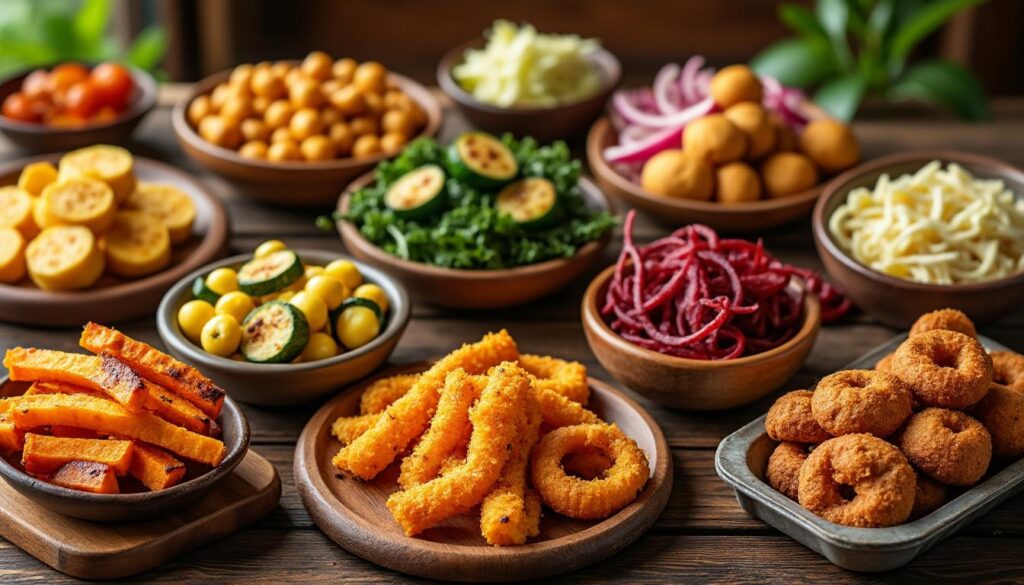 découvrez 10 idées originales d'accompagnements pour vos burgers, parfaites pour varier des traditionnelles frites et surprendre vos papilles.