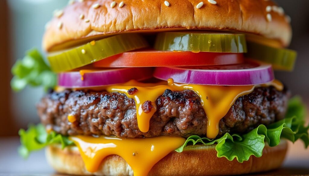 découvrez notre recette facile de burger black angus avec une viande tendre et savoureuse, idéale pour un repas gourmand et rapide à préparer.