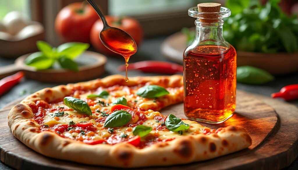 découvrez notre recette maison facile et savoureuse d'huile piquante pour pizza, idéale pour relever vos plats avec une touche épicée authentique.