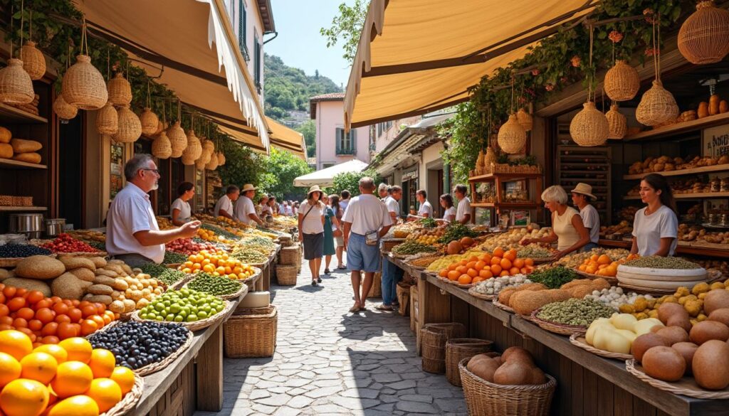 découvrez le marché de bordighera, un lieu vibrant où se mêlent produits locaux frais et une ambiance authentique typique de la région.
