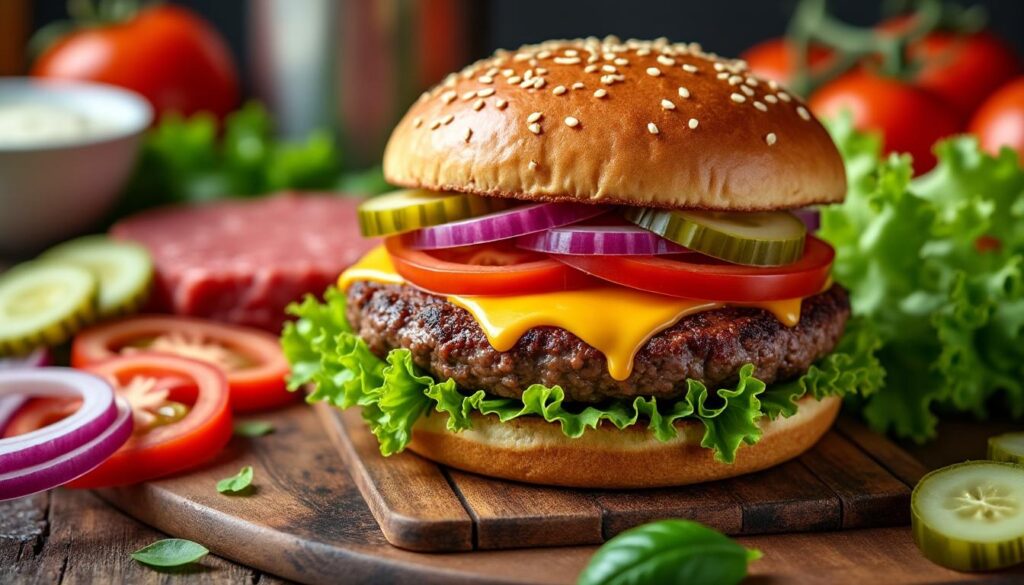 découvrez notre recette facile de pain smash burger maison avec les ingrédients clés pour un burger savoureux et croustillant à la perfection.