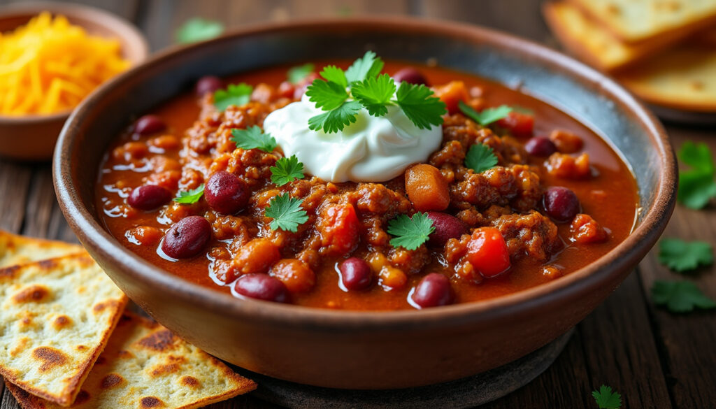 découvrez notre recette facile et rapide de chili con carne, un plat savoureux et épicé parfait pour un repas convivial.