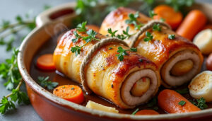 découvrez une recette simple et rapide de paupiette de porc au four, parfaite pour un repas savoureux et facile à préparer.
