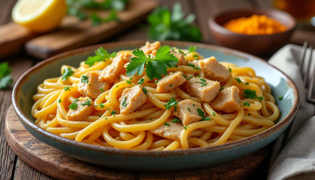 découvrez notre recette de fideuà au poulet, facile et rapide à préparer, parfaite pour un repas savoureux et convivial.