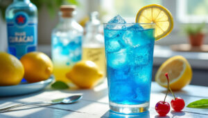découvrez la recette facile du blue lagoon, un cocktail bleu, frais et pétillant à préparer chez soi pour apporter une touche estivale à vos apéritifs.