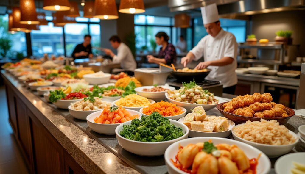 découvrez côté wok à bonneuil : avis, menu et buffet asiatique à volonté pour savourer une cuisine variée et conviviale.